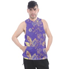 Flowers Petals Bouquet Stem Floral Pattern Men s Sleeveless Hoodie by Wegoenart