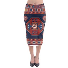 Armenian Carpet Midi Pencil Skirt by Gohar