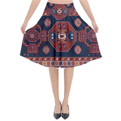 Armenian Carpet Flared Midi Skirt by Gohar