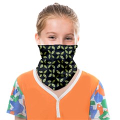 Leaves Motif Random Print Pattern Face Covering Bandana (kids) by dflcprintsclothing