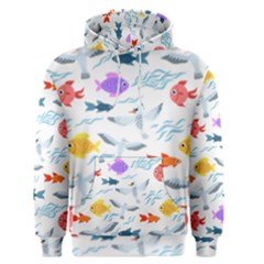 Animal Fish Bird Animals Ocean Pattern Men s Core Hoodie by Jancukart