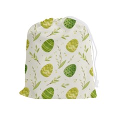 Easter Green Eggs  Drawstring Pouch (xl)