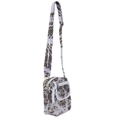 Botanical Motif Drawing Design Shoulder Strap Belt Bag by dflcprintsclothing
