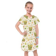 Easter Eggs   Kids  Drop Waist Dress by ConteMonfrey