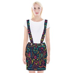 Sketch Graphic Illustration Braces Suspender Skirt