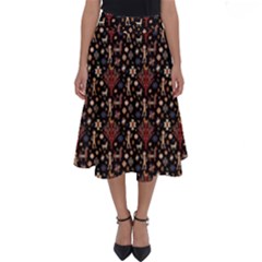 Carpet Symbols Perfect Length Midi Skirt by Gohar