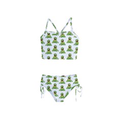 Kermit The Frog Girls  Tankini Swimsuit by Valentinaart