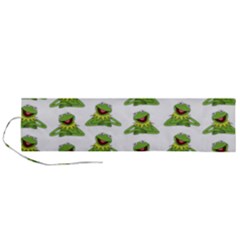 Kermit The Frog Roll Up Canvas Pencil Holder (l) by Valentinaart