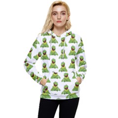 Kermit The Frog Women s Lightweight Drawstring Hoodie