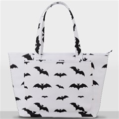 Bat Pattern Back Pocket Shoulder Bag 