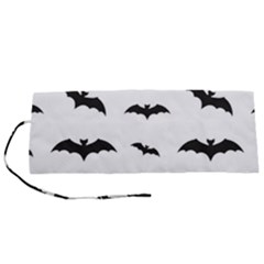 Bat Pattern Roll Up Canvas Pencil Holder (s) by Valentinaart