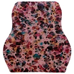 Cells In A Red Space Car Seat Velour Cushion  by DimitriosArt