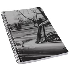 Convertible Classic Car At Paris Street 5 5  X 8 5  Notebook by dflcprintsclothing