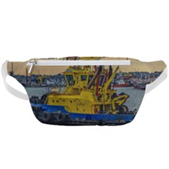 Tugboat Sailing At River, Montevideo, Uruguay Waist Bag  by dflcprintsclothing