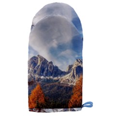 Dolomites Mountains Alps Alpine Trees Conifers Microwave Oven Glove by danenraven