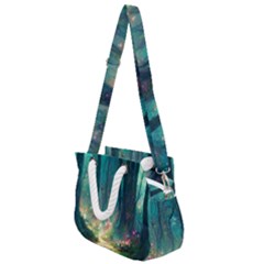 Magical Forest Forest Painting Fantasy Rope Handles Shoulder Strap Bag by danenraven