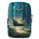 Magical Forest Forest Painting Fantasy Belt Pouch Bag (Small) View2