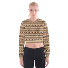 X Mas Texture Pack 4 Cropped Sweatshirt by artworkshop