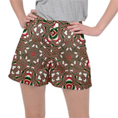 Christmas-kaleidoscope Ripstop Shorts by artworkshop