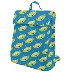 Pattern Aliens Flap Top Backpack