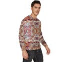 Pastels kaleidoscope Men s Fleece Sweatshirt View3