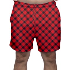 Lumberjack Plaid Men s Shorts by artworkshop