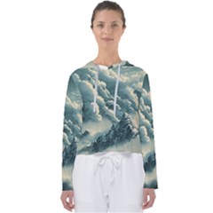 Mountains Alps Nature Clouds Sky Fresh Air Women s Slouchy Sweat by Pakemis