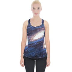 Space Cosmos Galaxy Stars Black Hole Universe Piece Up Tank Top by Pakemis