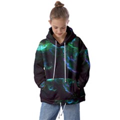 Space Cosmos Galaxy Stars Black Hole Universe Art Kids  Oversized Hoodie by Pakemis