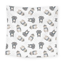 Cute Seamless Pattern With Koala Panda Bear Square Tapestry (large) by Pakemis