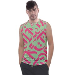 Pattern Ornament Gothic Style Elegant Font Tattoos Men s Regular Tank Top by Pakemis