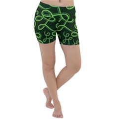 Snakes Seamless Pattern Lightweight Velour Yoga Shorts