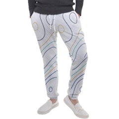 Abstract Colorful Topographic Map Design Vector Men s Jogger Sweatpants by Pakemis
