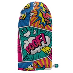 Comic Colorful Seamless Pattern Microwave Oven Glove