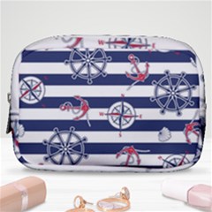 Seamless Marine Pattern Make Up Pouch (small)