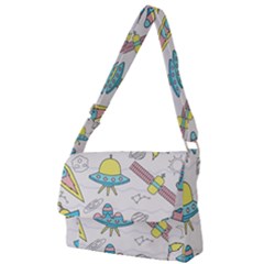 Cute-seamless-pattern-with-space Full Print Messenger Bag (s) by Pakemis