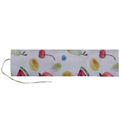 Fruit Summer Vitamin Watercolor Roll Up Canvas Pencil Holder (l)