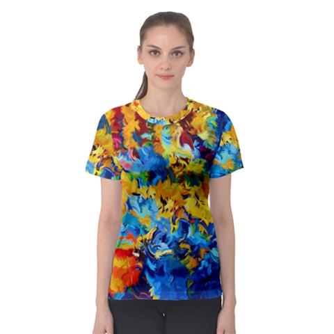 Abstract Art Women s Sport Mesh Tee by gasi