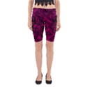 Aubergine Zendoodle Yoga Cropped Leggings View1