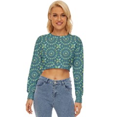 Kaleidoscope Hunter Green Lightweight Long Sleeve Sweatshirt by Mazipoodles