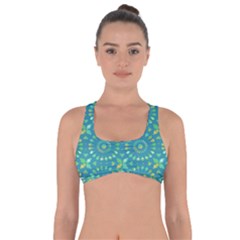 Kaleidoscope Jericho Jade Got No Strings Sports Bra by Mazipoodles