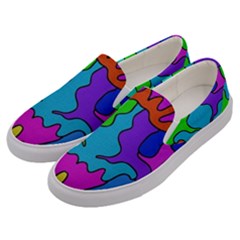 Beautiful Colorful Design Men s Canvas Slip Ons by gasi