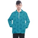 Butterfly Art Pattern Design Background Frame Men s Half Zip Pullover View1