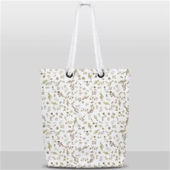 Background Ornamental Pattern Graphic Seamless Full Print Rope Handle Tote (small)