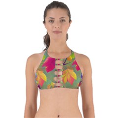 Leaves Foliage Autumn Branch Trees Nature Forest Perfectly Cut Out Bikini Top by Uceng