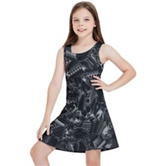 Xeno Frenzy Kids  Lightweight Sleeveless Dress by MRNStudios