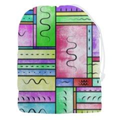 Colorful Pattern Drawstring Pouch (3xl) by gasi