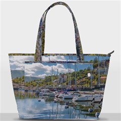 Piriapolis City Port, Maldonado, Uruguay Back Pocket Shoulder Bag  by dflcprintsclothing