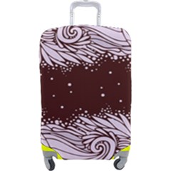 Ornamental Leaves Wallpaper Plants Luggage Cover (large) by Ravend