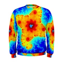 Fractal Starfish Mandelbrot Blue Men s Sweatshirt by Ravend